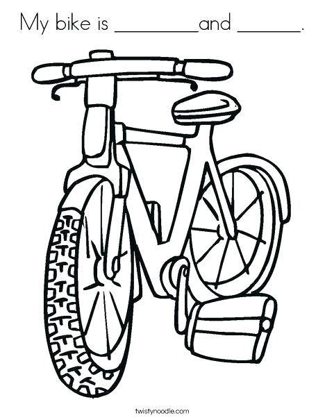 468x605 Dirt Bike Helmet Coloring Pages Bicycle Coloring Page Kids Bike
