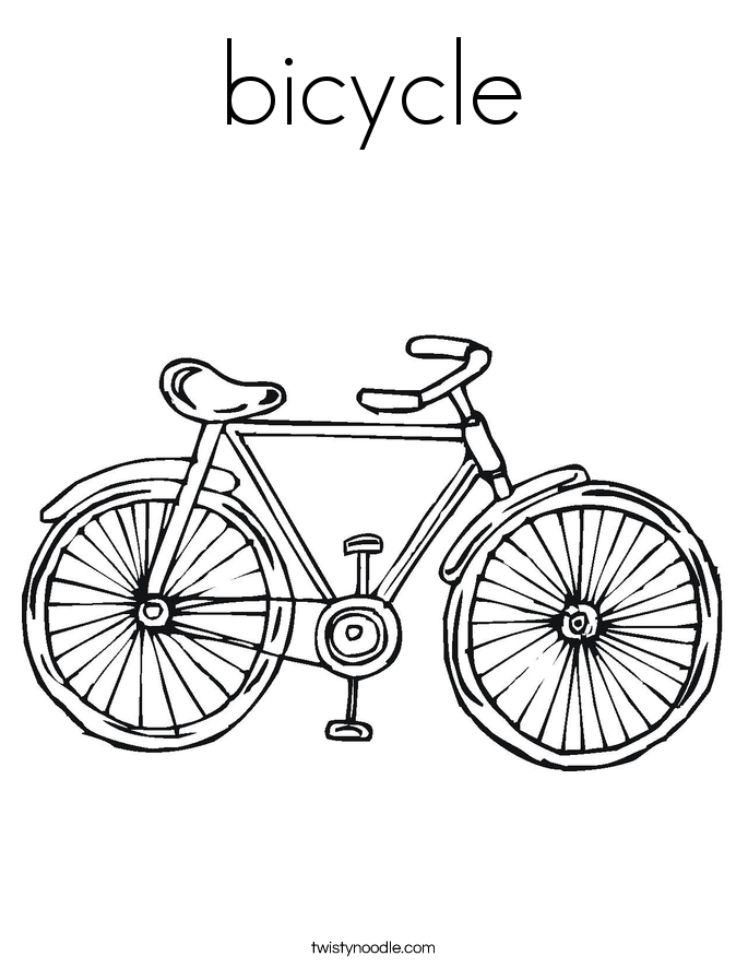 685x886 Bike Coloring Pages