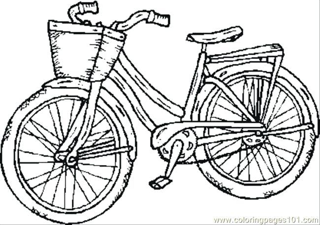 650x458 Bike Coloring Pages Old Bike Coloring Page Bike Riding Coloring