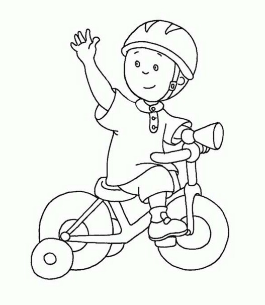 527x606 Child Riding Bike Coloring Page Amp Coloring Book