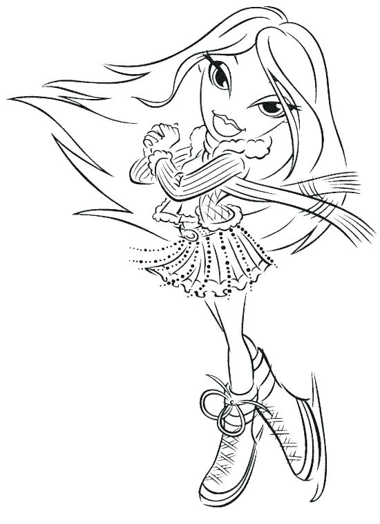 550x757 Bratz Printable Coloring Pages Coloring Pictures Coloring Pages