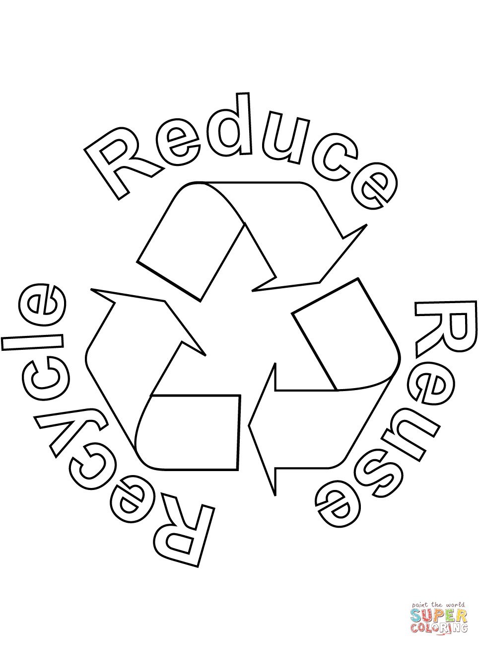 Recycling Bin Coloring Pages 965x1300 Recycling Bin Coloring Pages