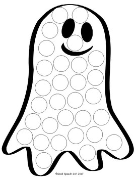 270x350 Halloween Bingo Dauber Coloring Pages By Good Speech Girl Tpt
