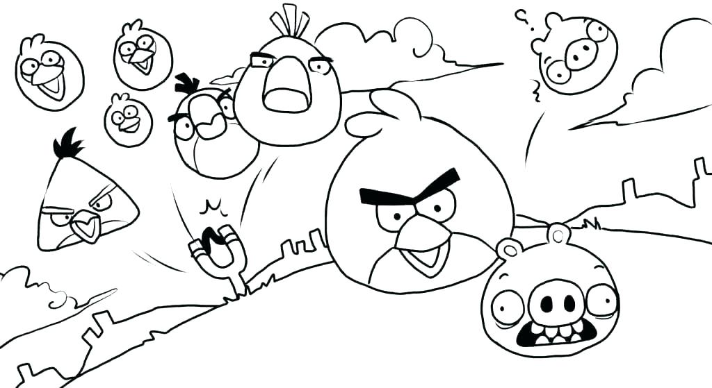1024x559 Coloring Page Bird Angry Birds Colouring Pages To Print Angry Bird