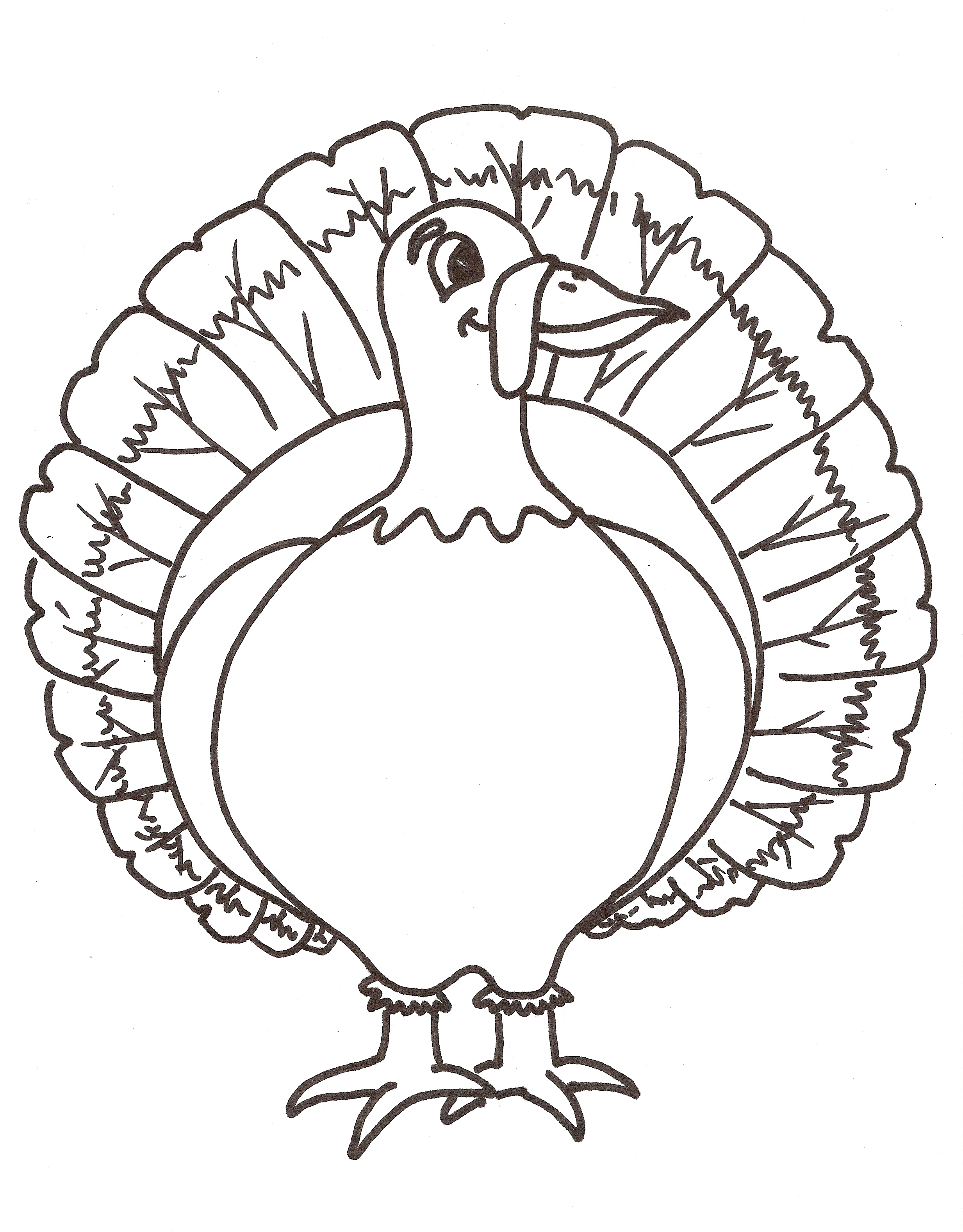 Free Printable Turkey Coloring Pages For Kids 2466x3156 Free Printable Turkey Coloring Pages For Kids