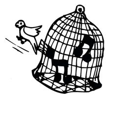 236x236 Bird Couple Are In Love In Bird Cage Coloring Pages Jaula