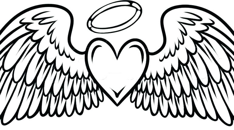 Hearts With Wings Hearts With Wings Coloring Pages Rose Coloring 770x430 Hearts With Wings Hearts With Wings Coloring Pages Rose Coloring