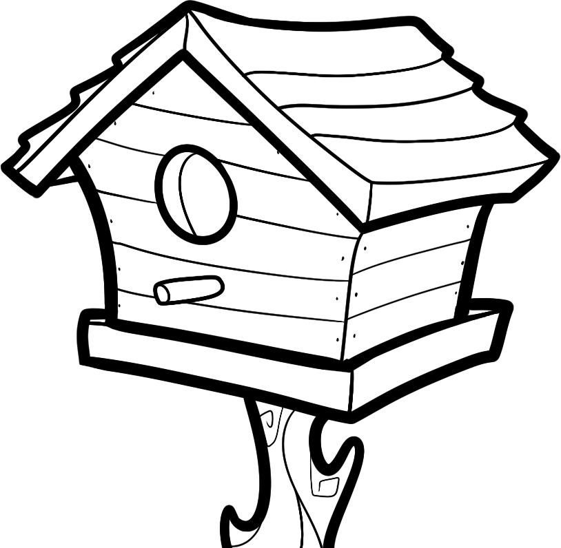 Free Printable House Coloring Pages For Kids Bird Houses, Sunday 814x796 Free Printable House Coloring Pages For Kids Bird Houses, Sunday