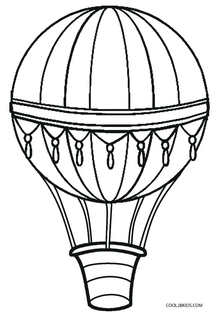 700x1021 Printable Pictures Of Balloons Vintage Hot Air Balloon Coloring