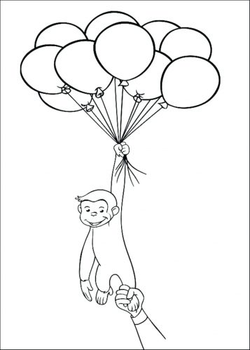 357x500 Coloring Pages ~ Balloon Coloring Pages Best Hot Air And Birthday