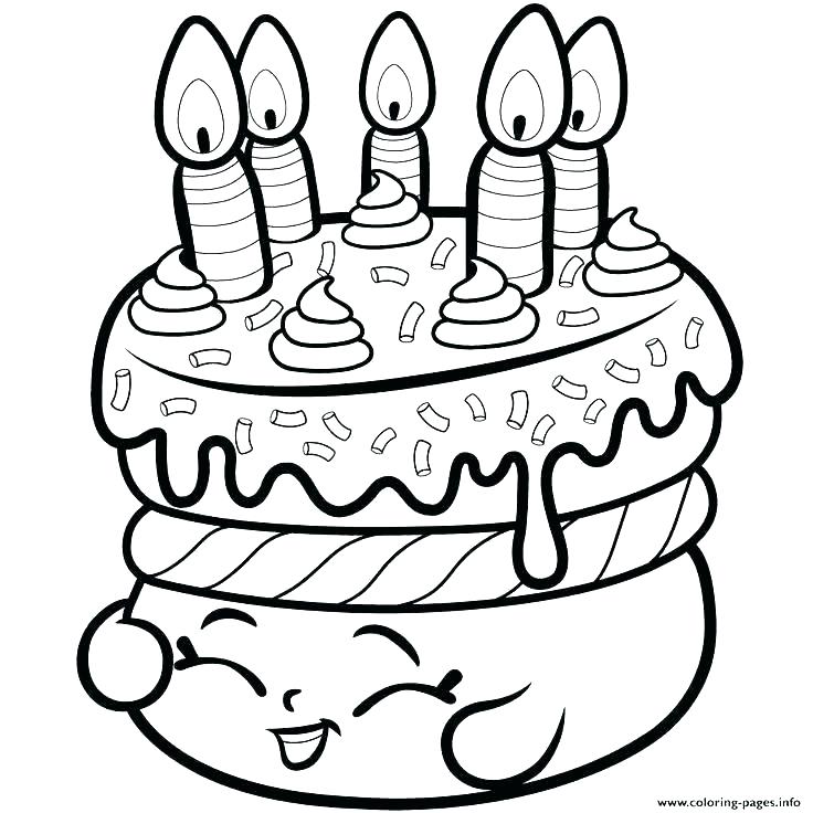 736x736 Birthday Cake Coloring Page Who Love Birthday Cake Try This Free