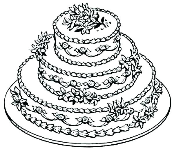 Cake Coloring Pages Birthday Cake Coloring Pictures Coloring Pages 600x512 Cake Coloring Pages Birthday Cake Coloring Pictures Coloring Pages