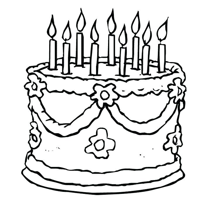 Free Printable Birthday Cake Coloring Pages For Kids Coloring 700x700 Free Printable Birthday Cake Coloring Pages For Kids Coloring