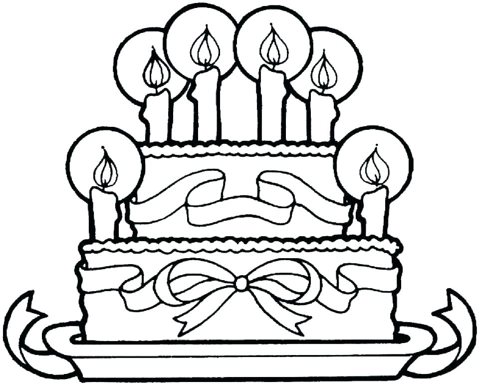 960x771 Coloring Pages Of Cakes Impair.co