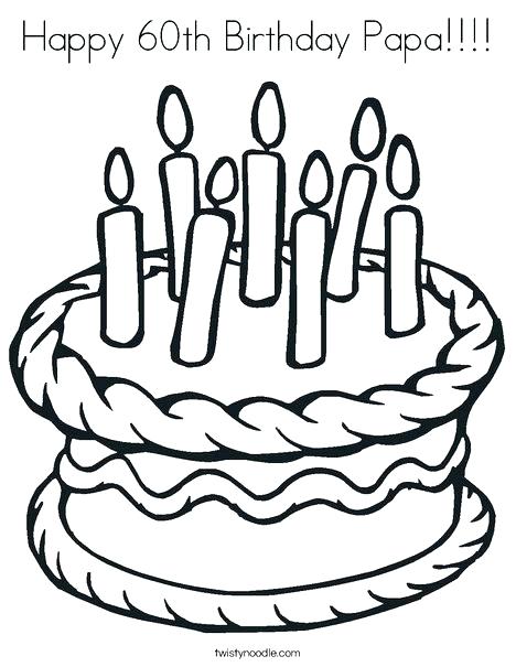 Birthday Candle Coloring Page Happy Birthday Papa Coloring Pages 468x605 Birthday Candle Coloring Page Happy Birthday Papa Coloring Pages