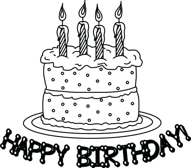 Coloring Pages Of Birthday Cakes Coloring Page Birthday Cake Cake 640x563 Coloring Pages Of Birthday Cakes Coloring Page Birthday Cake Cake