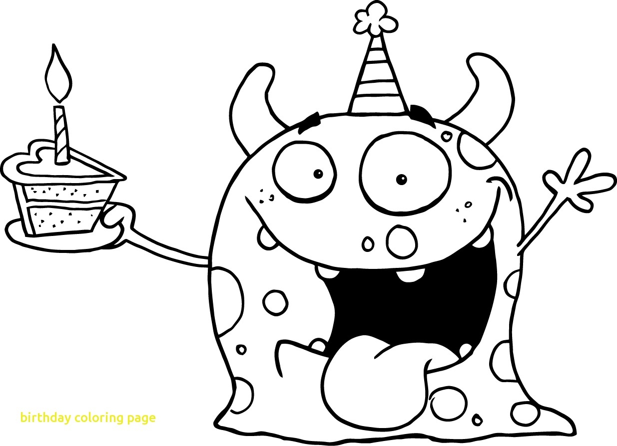 Cool Happy Birthday Printables Coloring Pages With Balloons 1235x894 Cool Happy Birthday Printables Coloring Pages With Balloons