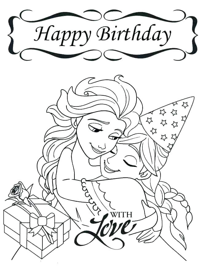 Happy Birthday Coloring Pages For Grandma Happy Birthday Coloring 670x867 Happy Birthday Coloring Pages For Grandma Happy Birthday Coloring