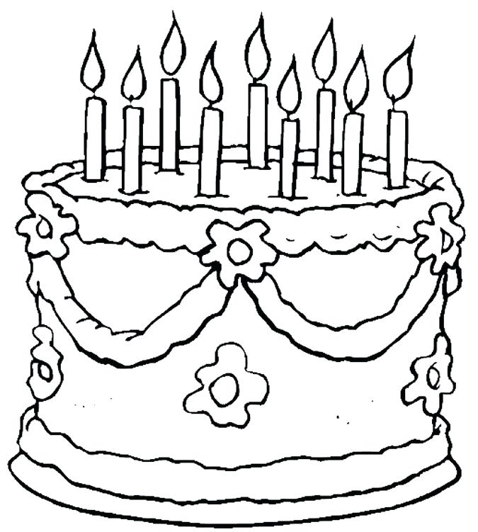 Birthday Coloring Page Impair.co 675x751 Birthday Coloring Page Impair.co