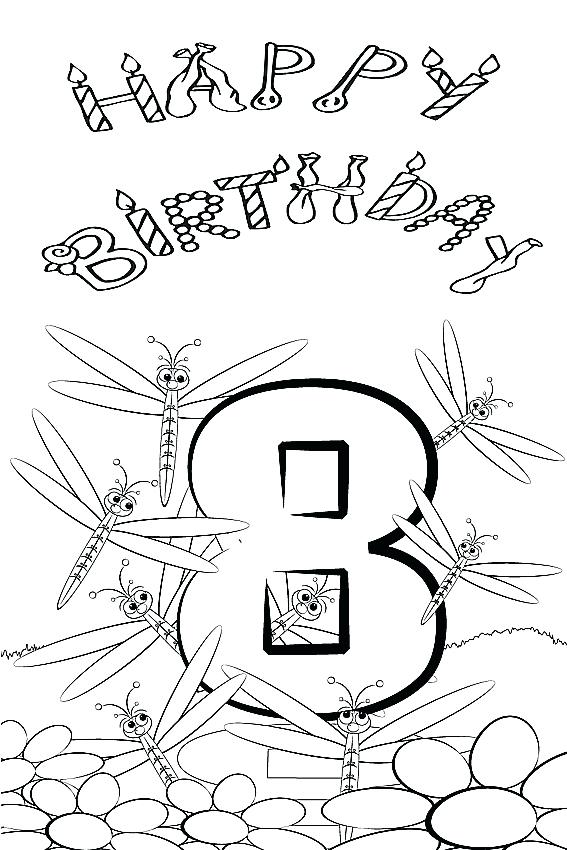 Coloring Pages Happy Birthday Happy Birthday Coloring Pages 567x850 Coloring Pages Happy Birthday Happy Birthday Coloring Pages