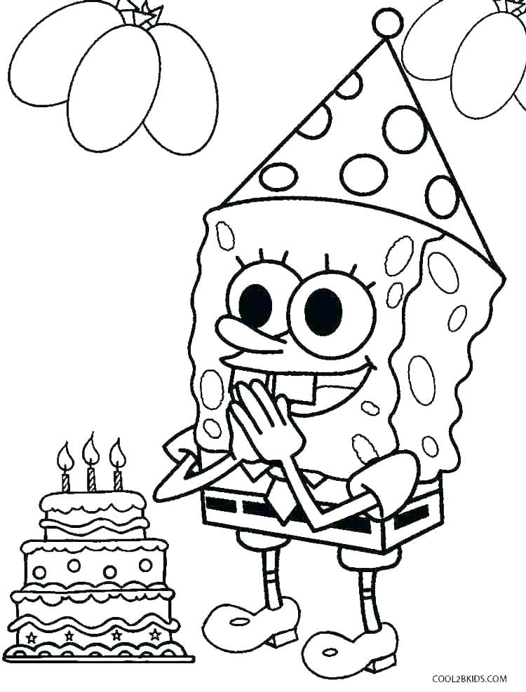 Birthday Coloring Pages For Kids at GetColorings.com | Free printable ...