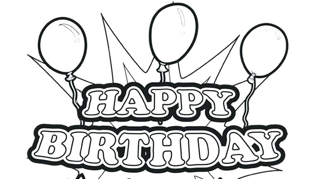 1048x589 Free Printable Happy Birthday Coloring Pages Happy Coloring Pages