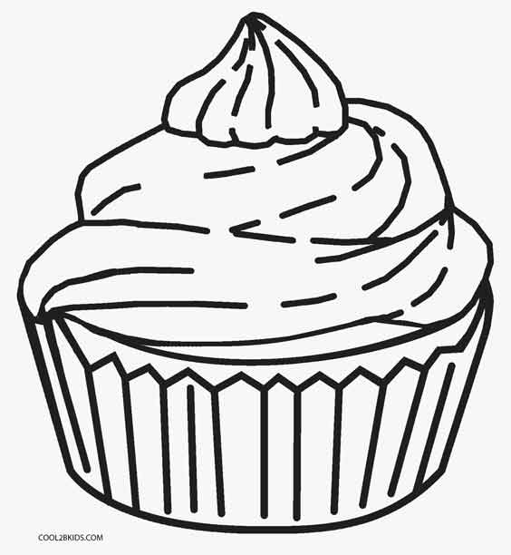 564x612 Free Printable Cupcake Coloring Pages For Kids Cool2bkids