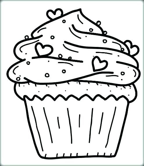495x573 Free Printable Cupcake Coloring Pages For Kids Cupcake Coloring