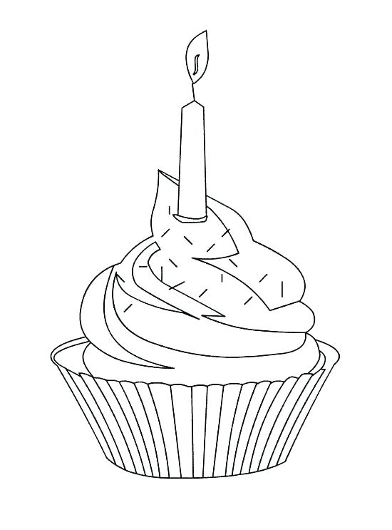 550x743 Cute Cupcake Coloring Pages