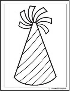 232x300 Birthday Shark Coloring Page, Dog With Birthday Hat Coloring Page