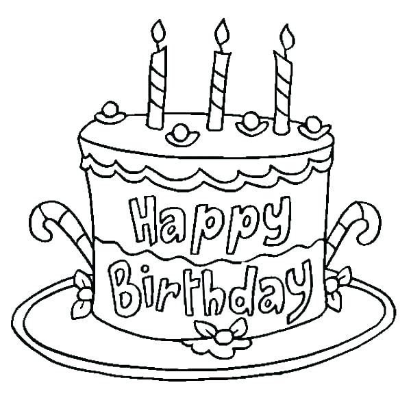 Coloring Page Birthday Cake Coloring Page Birthday Cake Birthday 600x600 Coloring Page Birthday Cake Coloring Page Birthday Cake Birthday