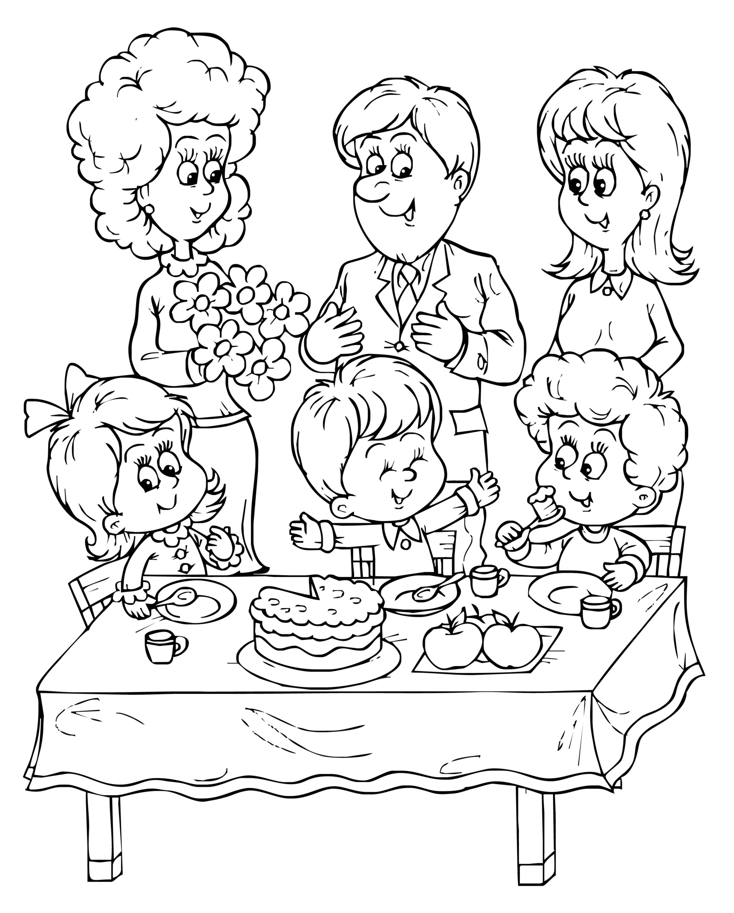 Kids Cool Happy Birthday Coloring Pages Birthday Coloring Pages 2454x3054 Kids Cool Happy Birthday Coloring Pages Birthday Coloring Pages