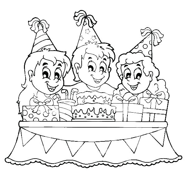 Party Coloring Pages Tea Party Coloring Pages Construction 600x569 Party Coloring Pages Tea Party Coloring Pages Construction