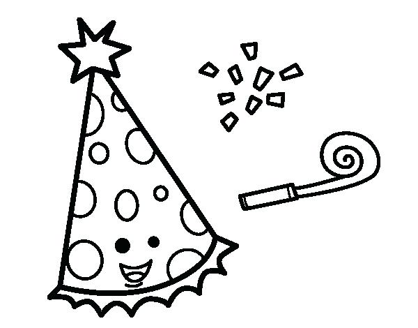 Birthday Party Hat Coloring Pages Page Fuhrer Von 600x470 Birthday Party Hat Coloring Pages Page Fuhrer Von