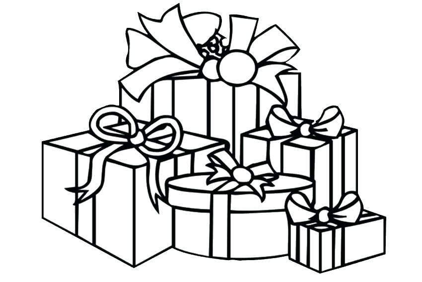 850x567 Presents Coloring Page Coloring Pages Of Presents Present Coloring