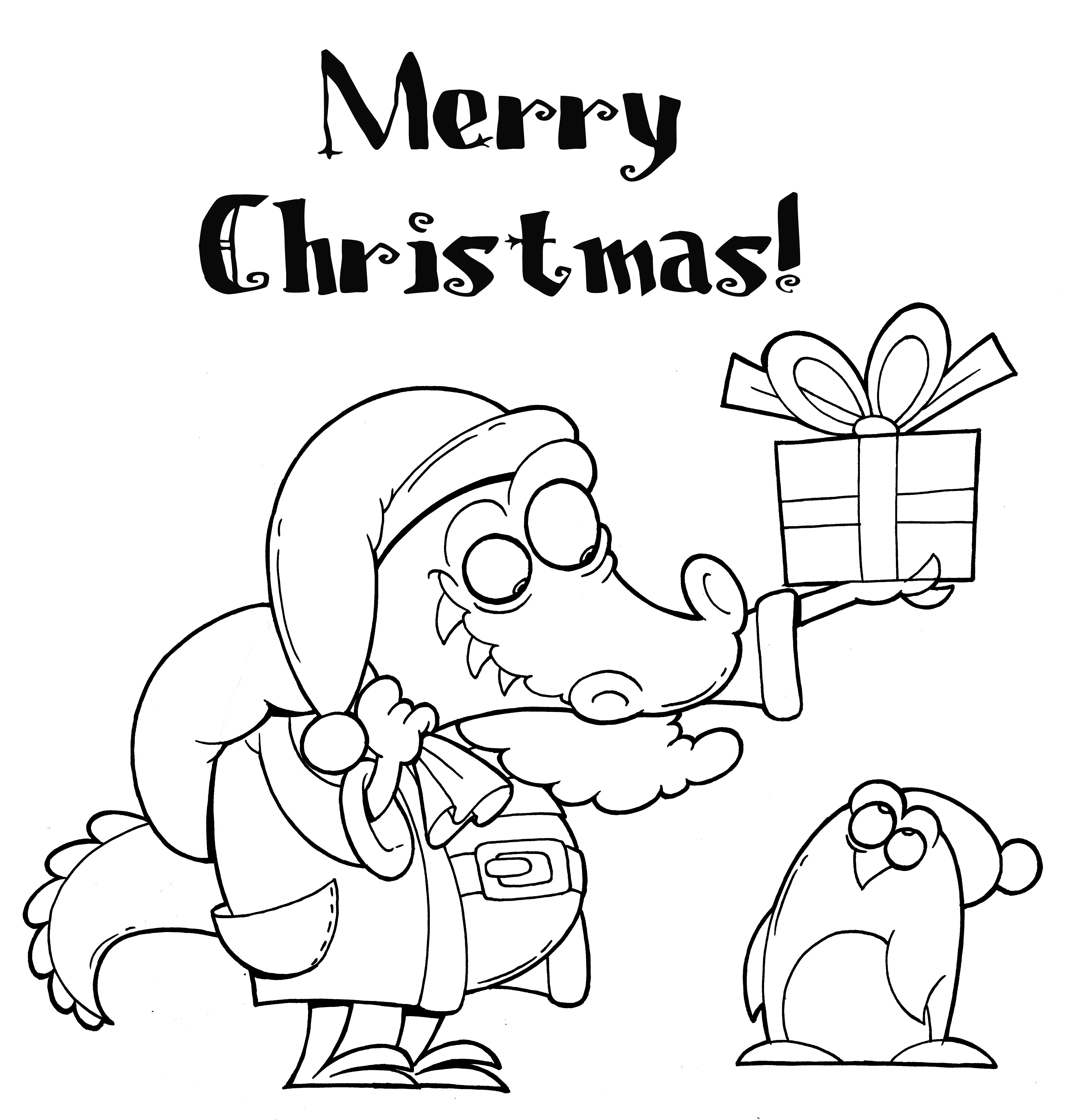 Christmas Coloring Pages 4702x4934 Christmas Coloring Pages