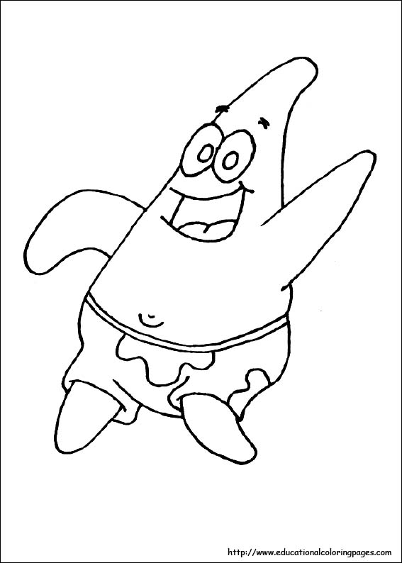 Spongebob Coloring Pages Free For Kids 567x794 Spongebob Coloring Pages Free For Kids