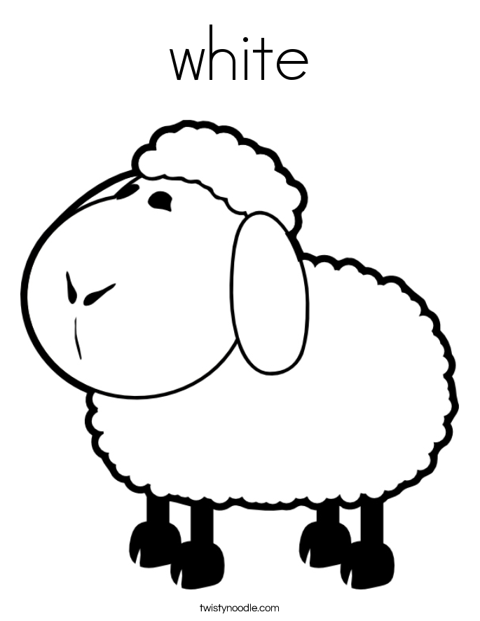 White Coloring Page 685x886 White Coloring Page