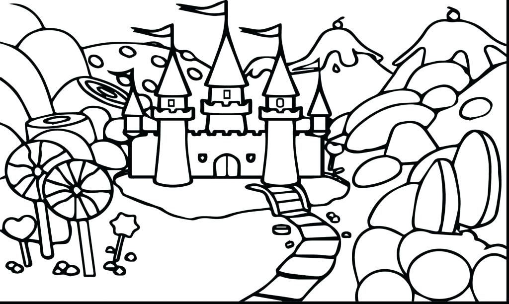 Castle Coloring Pages Castle Coloring Page Surprising Candy 1024x612 Castle Coloring Pages Castle Coloring Page Surprising Candy