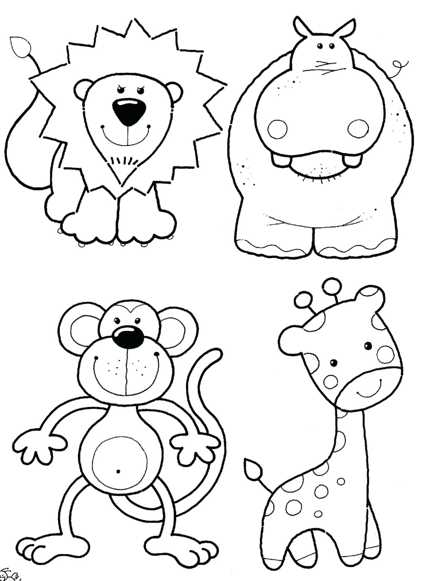 1400x1924 Safari Coloring Pages