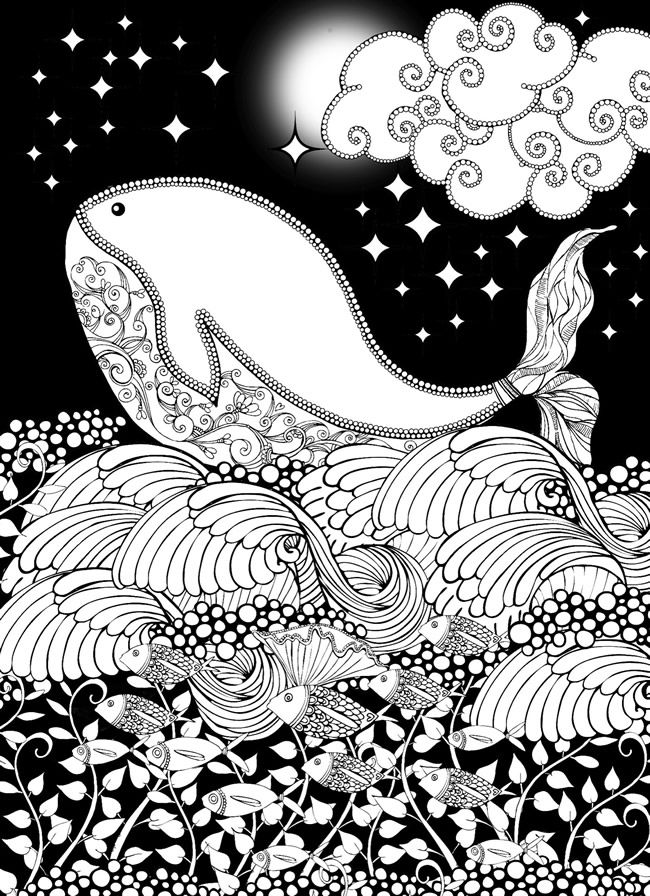 Creative Haven Sea Life Wonders Coloring Book Amazing Designs 650x896 Creative Haven Sea Life Wonders Coloring Book Amazing Designs