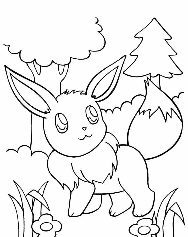 Pokemon Coloring Pages Of Eevee Evolutions Wallpaper Background 718x902 Pokemon Coloring Pages Of Eevee Evolutions Wallpaper Background