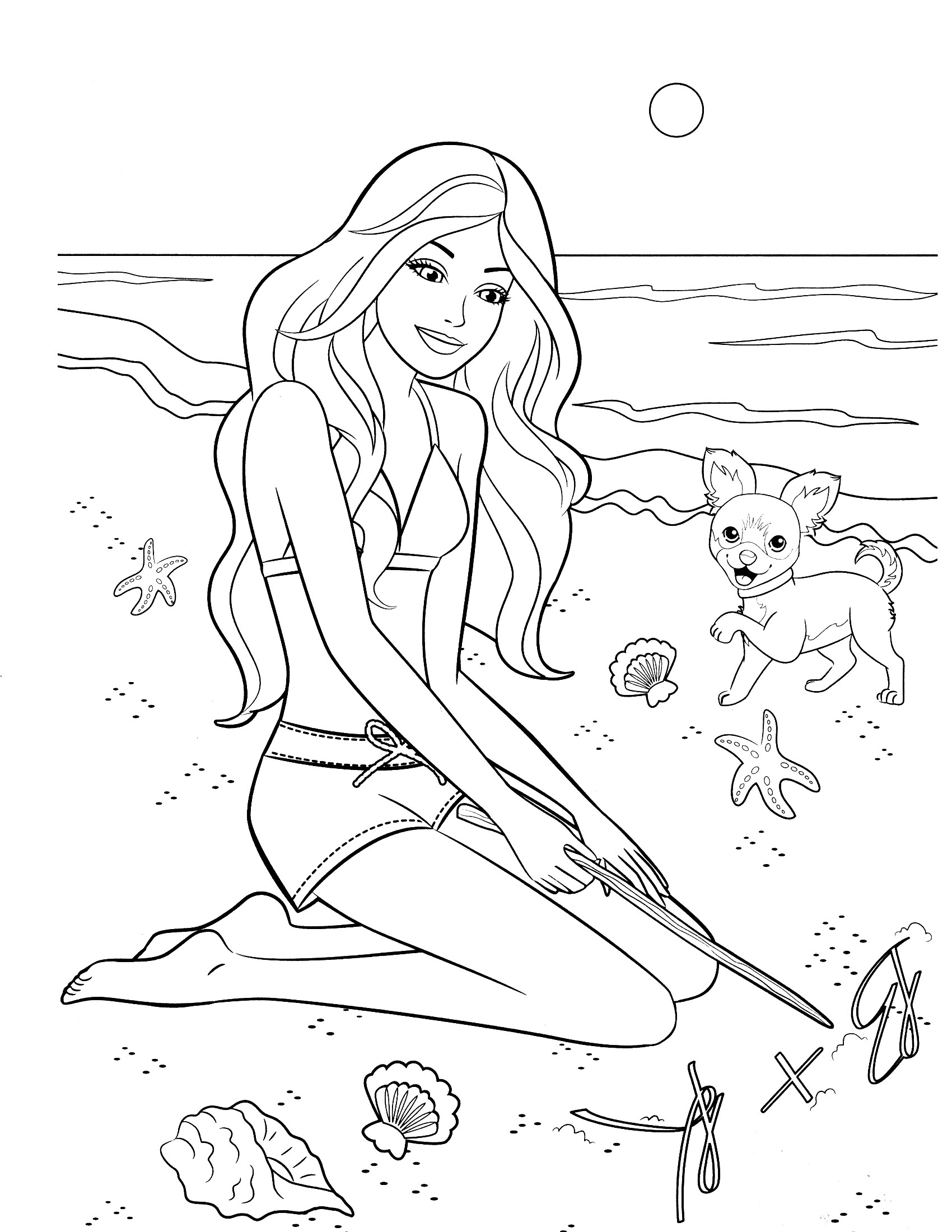 Barbie Coloring Pages That You Can Print New Barbie Coloring Pages 1700x2200 Barbie Coloring Pages That You Can Print New Barbie Coloring Pages