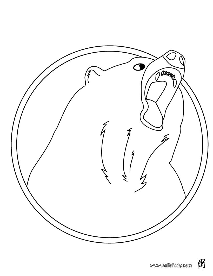 820x1060 American Black Bear Coloring Pages
