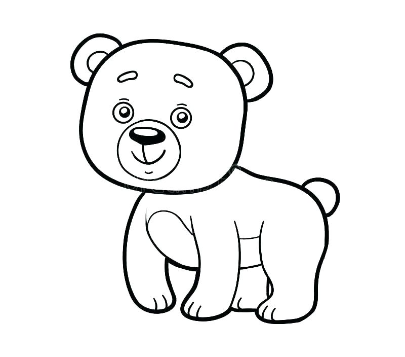 800x704 Black Bear Coloring Pages Coloring Pages Of Black Bears Big Bear