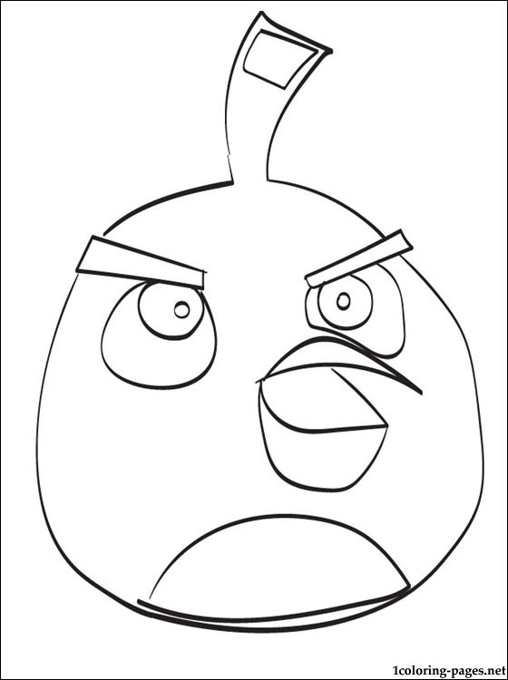 560x750 Angry Birds Black Bird Coloring Pages