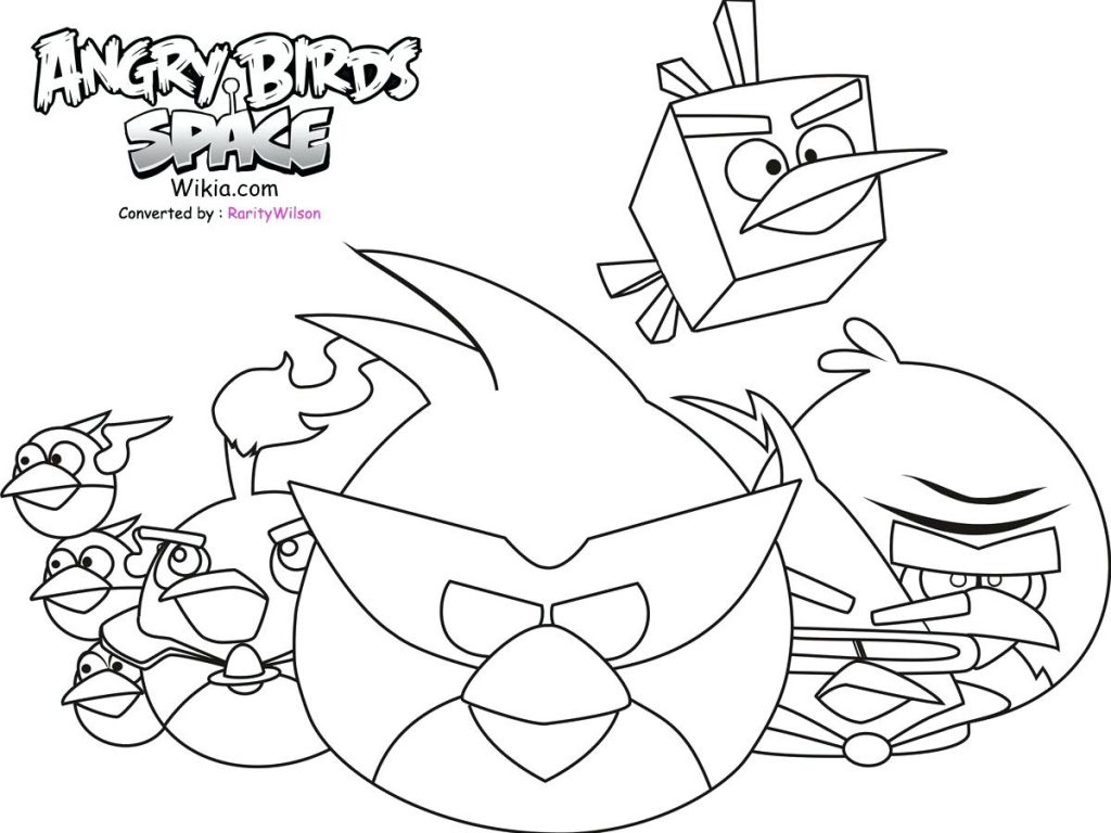 1024x768 Coloring Pages ~ Angry Bird Coloring Pages Star Wars Birds Free