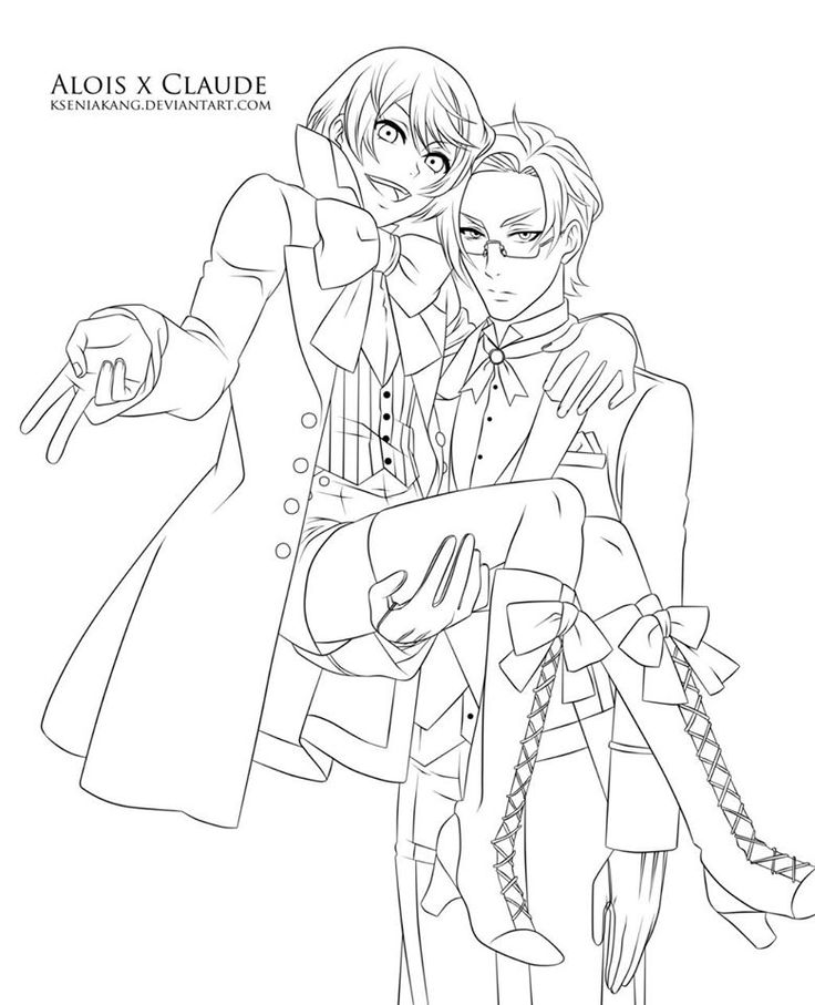 Black Butler Coloring Pages