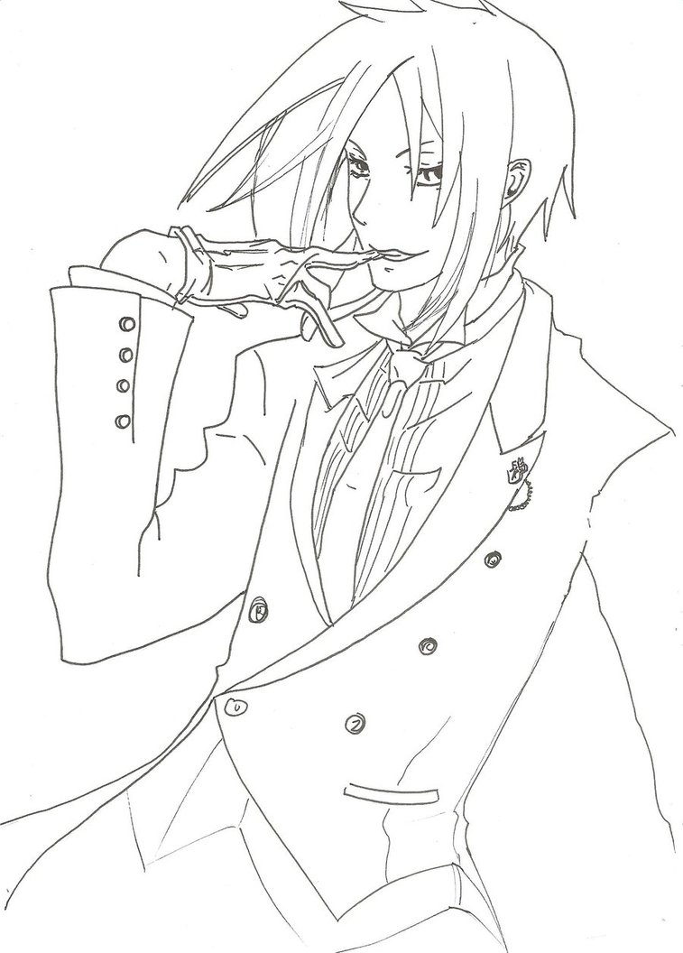 757x1056 Black Butler Coloring Pages Gallery Free Download