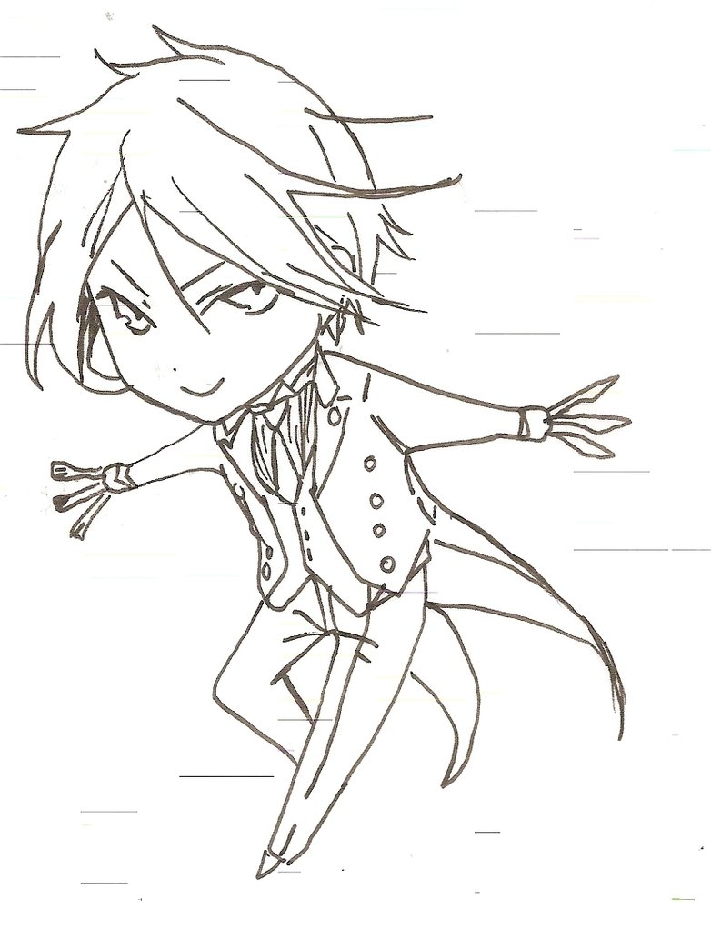 782x1022 Black Butler Sebastian Coloring Pages Printable Coloring